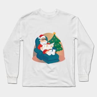 Santa chill Long Sleeve T-Shirt